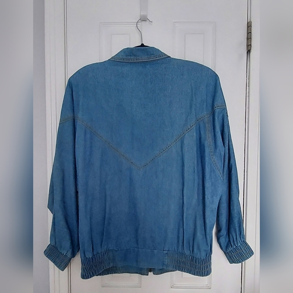Vintage 80's Monique Fashions Woman Jean Jacket (size M) - Picture 11 of 13